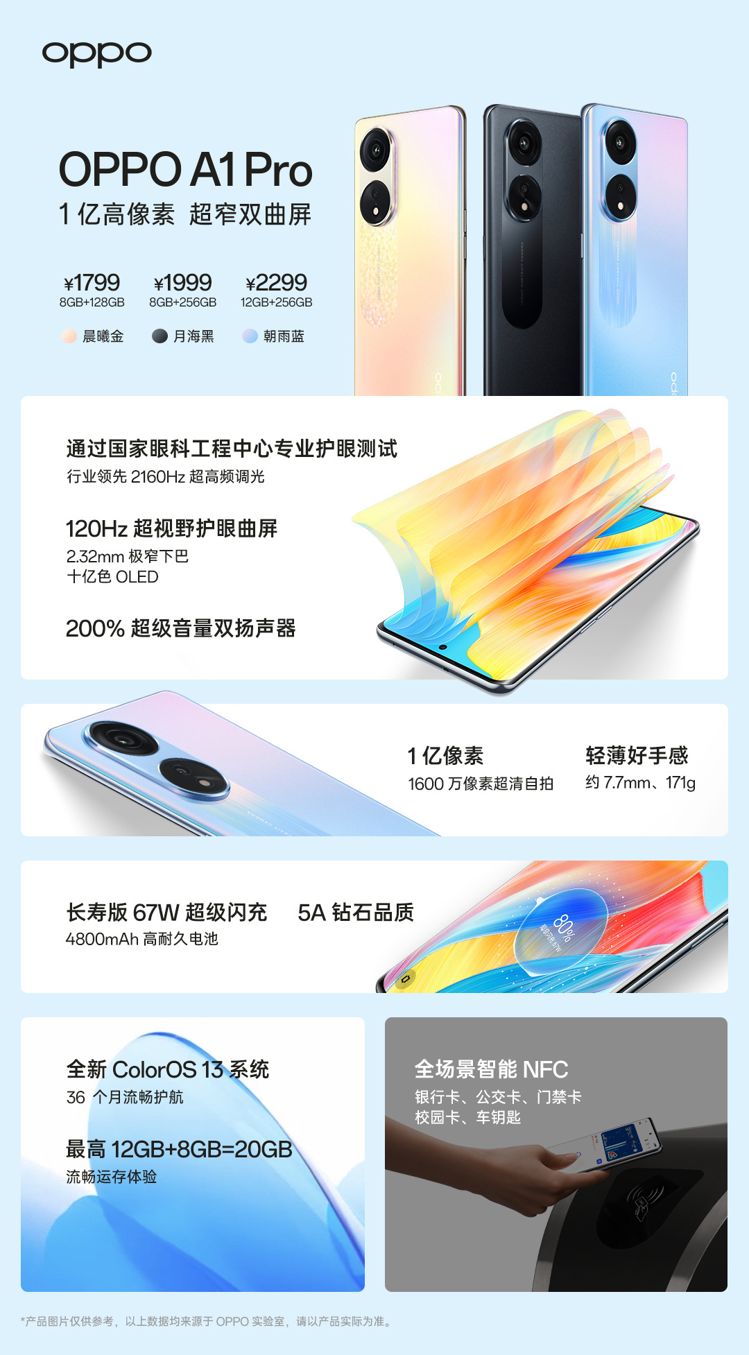 oppo a1 pro正式发布，售价1799元起