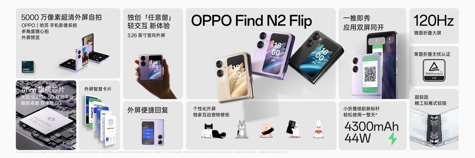 oppo find n2 flip斩获京东、天猫安卓手机5k 价位段销售额双冠军