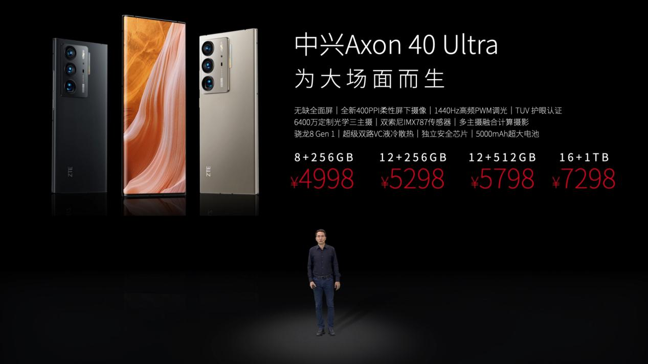 吴京代言终级直板旗舰之作 中兴axon 40 ultra正式发布