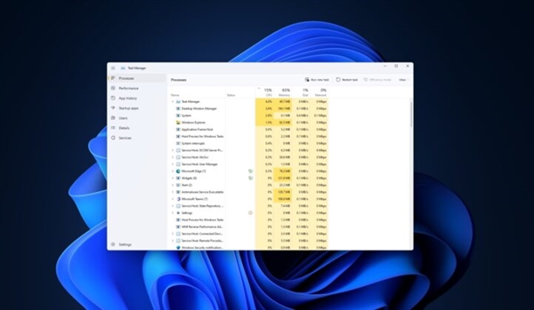 windows 11更新：全新任务管理器 界面大变