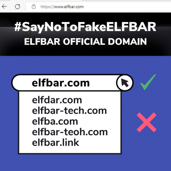 elfbar 防止大量假冒一次性电子烟进入海外零售市场