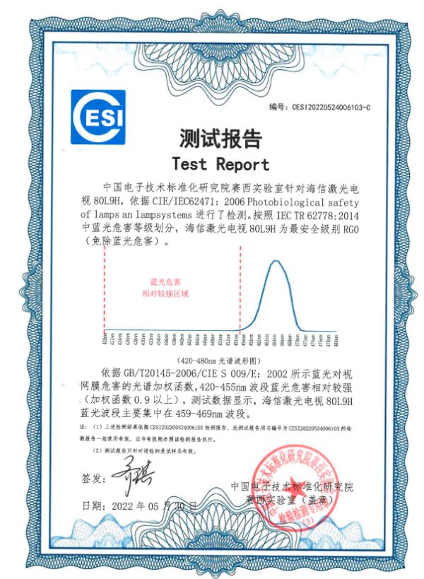 健康家电热销，海信激光电视健康护眼受追捧